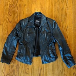 Black leather Jacket